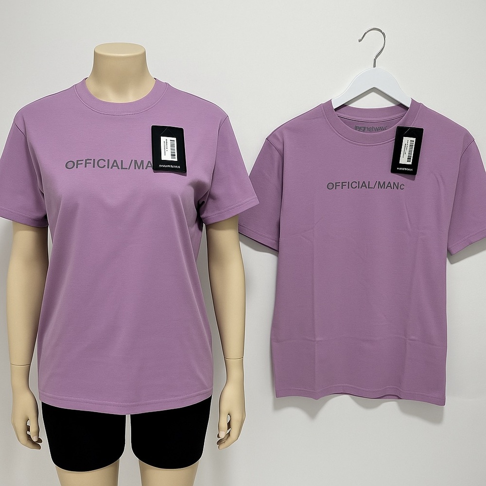 Boohoo Mens Lavender Short Sleeve Tee